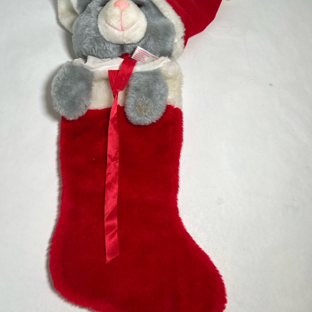 Vintage Fun World mouse‎ Christmas Stocking